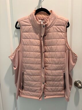 Maurices Blush Pink Quilted Vest